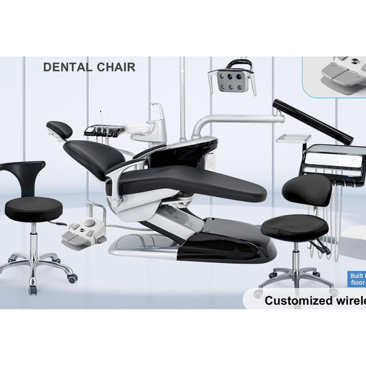 V3-Black — Premium Black Dental Chair
